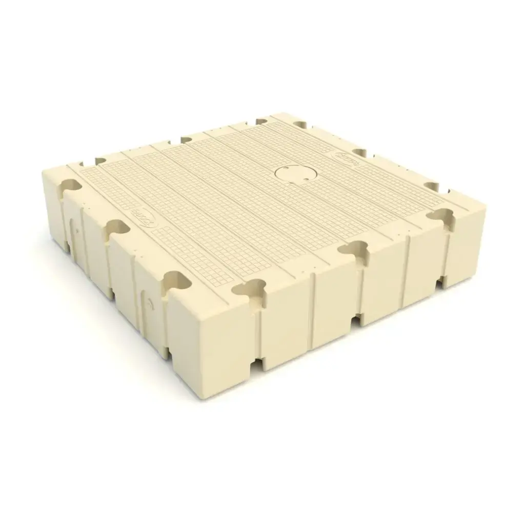 60" x 60" square floating dock section