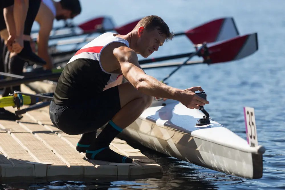 EZ Dock gangway connecting shoreline to a floating dock